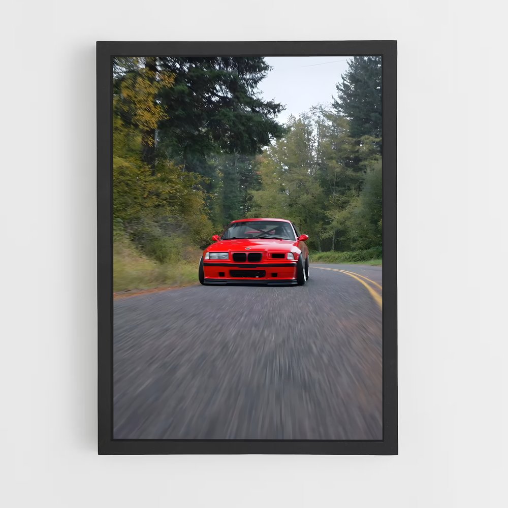 Poster Road Trip E36 – affiche BMW (vue 2)